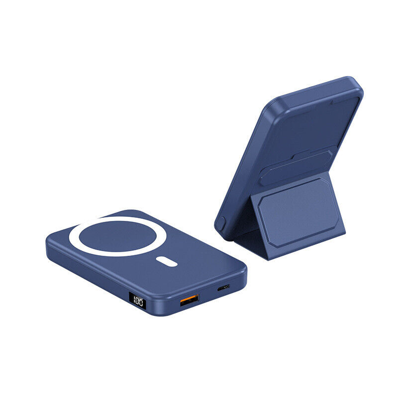 10000mAh Power Bank Magnetic Wireless Foldable Kickstand iPhone16Pro/15/14/13/12 - Picture 24 of 27