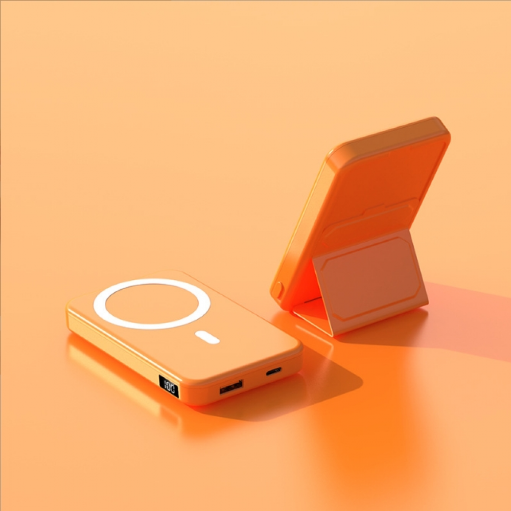 10000mAh Power Bank Magnetic Wireless Foldable Kickstand iPhone16Pro/15/14/13/12 - Picture 26 of 27