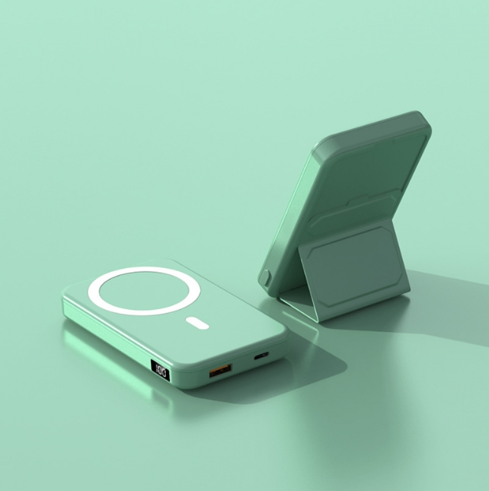 10000mAh Power Bank Magnetic Wireless Foldable Kickstand iPhone16Pro/15/14/13/12 - Picture 27 of 27