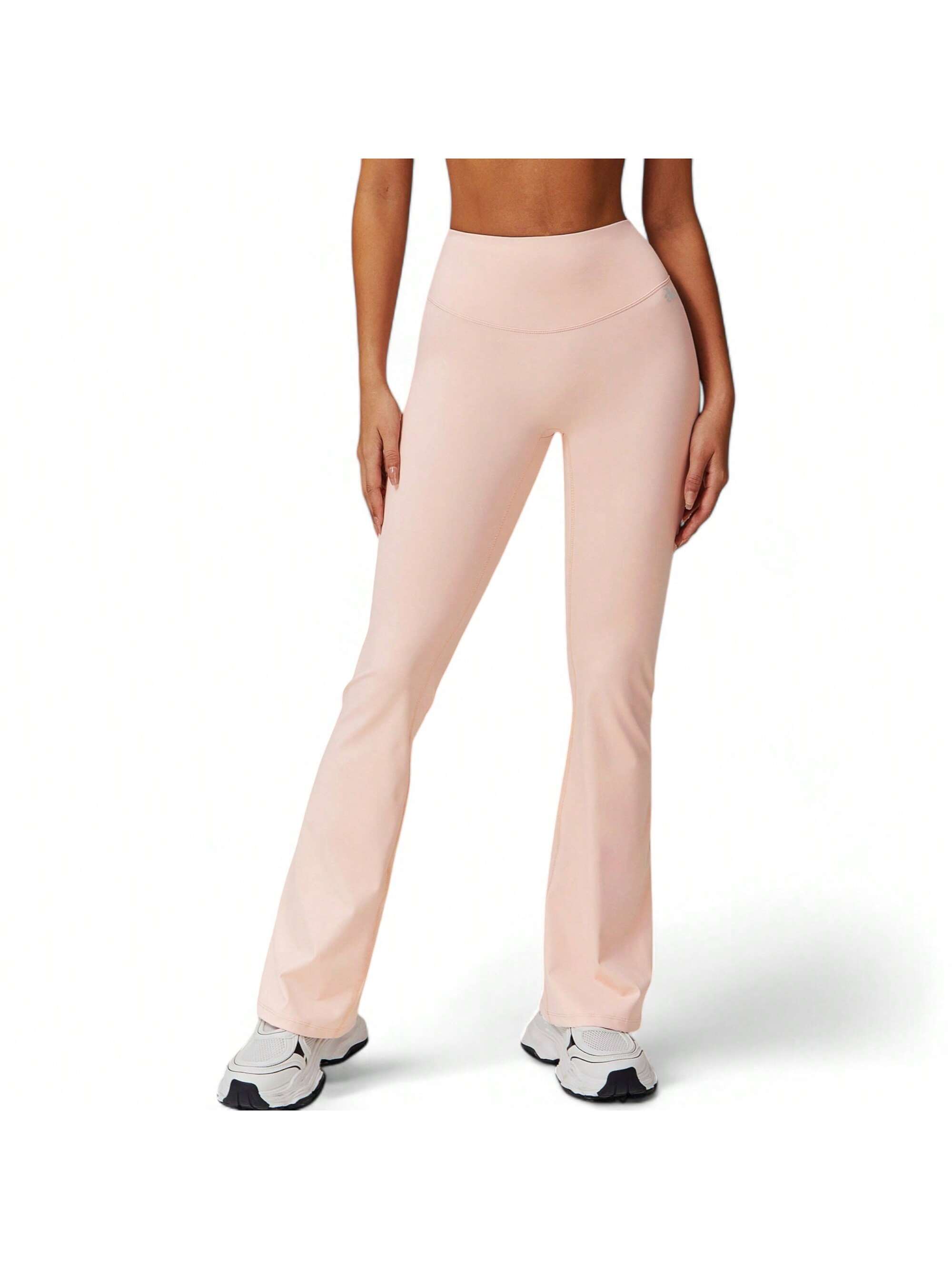 Pantalones de yoga para mujer cintura alta acampanados pierna - Imagen 27 de 29