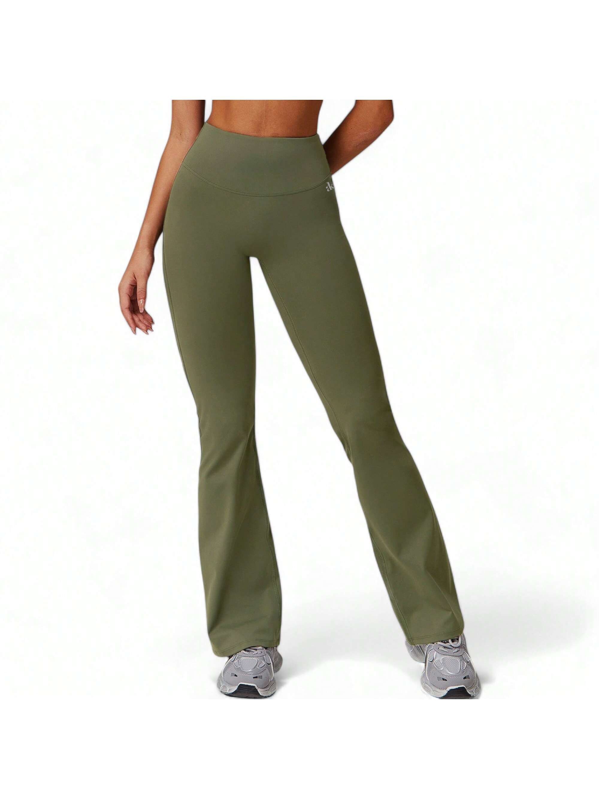 Pantalones de yoga para mujer cintura alta acampanados pierna - Imagen 29 de 29