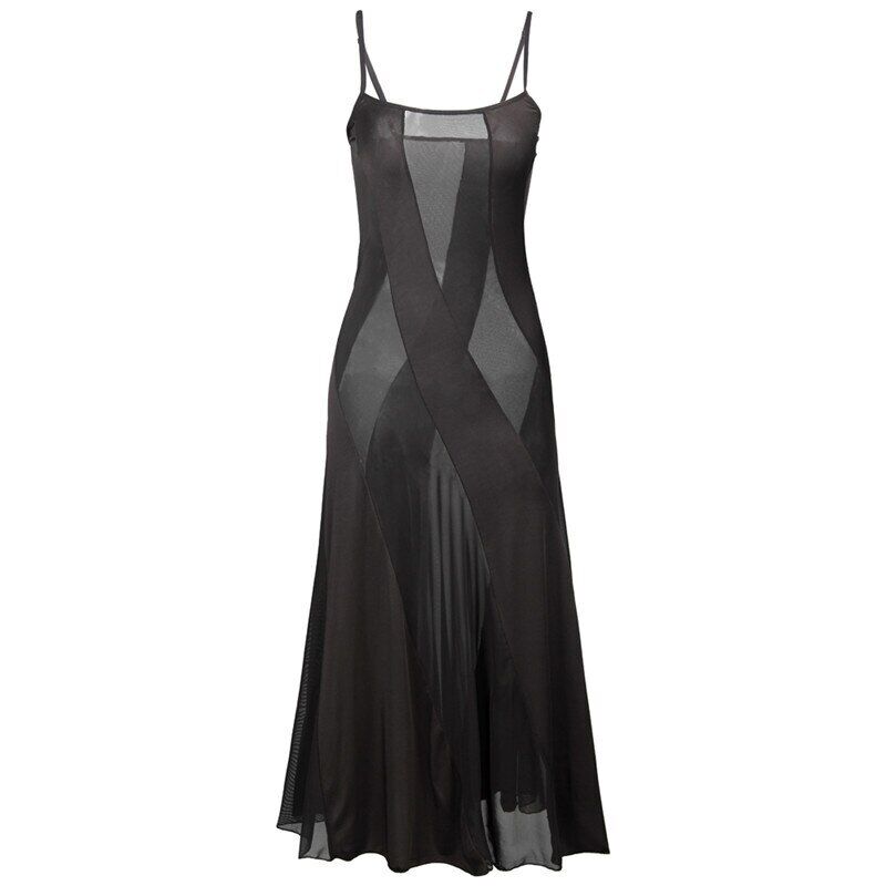 Sexy Dessous Sommer Nachthemd Damen einfarbig langes Kleid Nachtwäsche Übergröße S-6XL - Bild 24 von 29