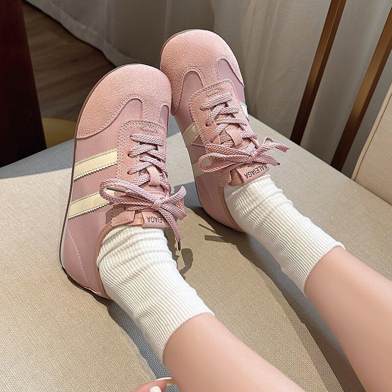 Scarpe da allenamento primaverili tedesche donna flat forrest gump shoes donna retrò - Foto 12 di 17
