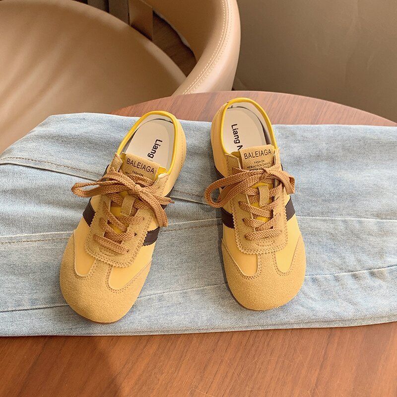 Scarpe da allenamento primaverili tedesche donna flat forrest gump shoes donna retrò - Foto 11 di 17