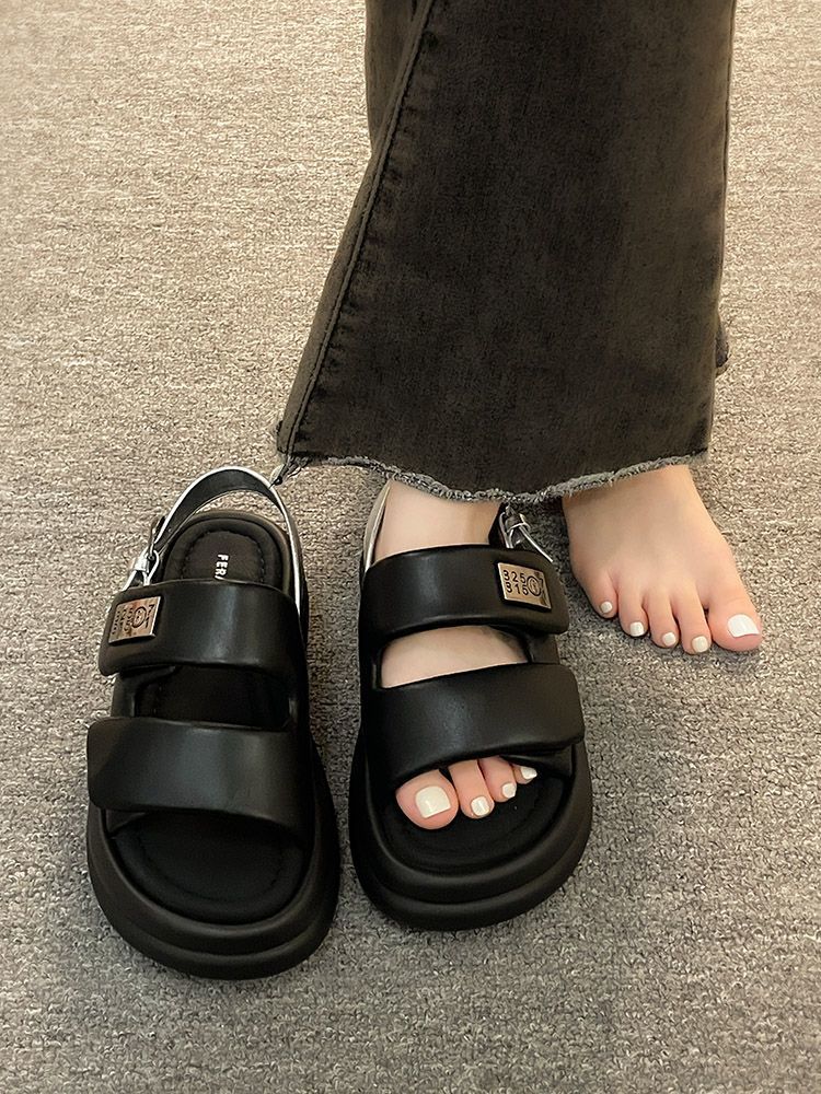 Offene Zehen Sandalen Neu Strandschuhe Meer Mode Biskuit Römer Schuhe - Bild 14 von 16