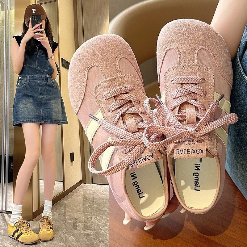 Scarpe da allenamento primaverili tedesche donna flat forrest gump shoes donna retrò - Foto 14 di 17