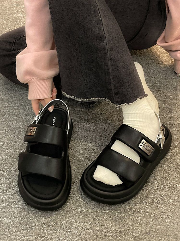 Offene Zehen Sandalen Neu Strandschuhe Meer Mode Biskuit Römer Schuhe - Bild 15 von 16