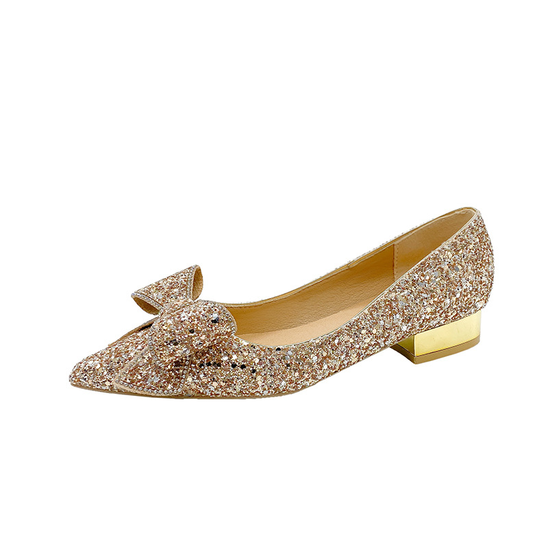 Scarpe da sposa matrimonio primavera 2025 matrimonio damigelle strass scarpe da donna - Foto 15 di 15