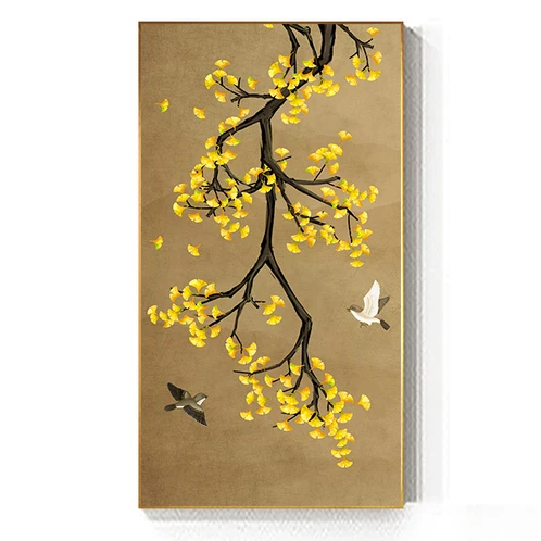 Flower and Bird Landscape Poster Prints Canvas Paintings Wall Art - Picture 10 of 10
