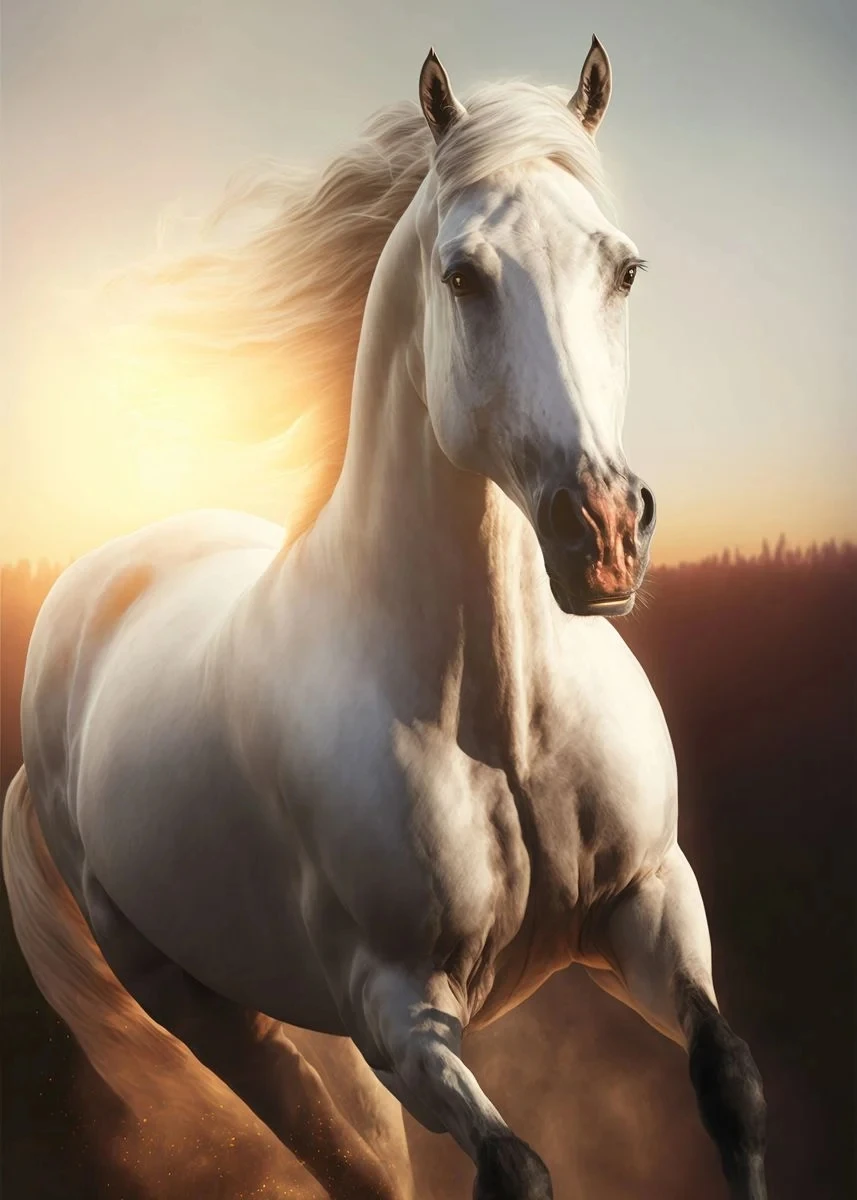 Wild Horses Animal Canvas Painting Wall Art Posters Prints Picture - Picture 5 of 14