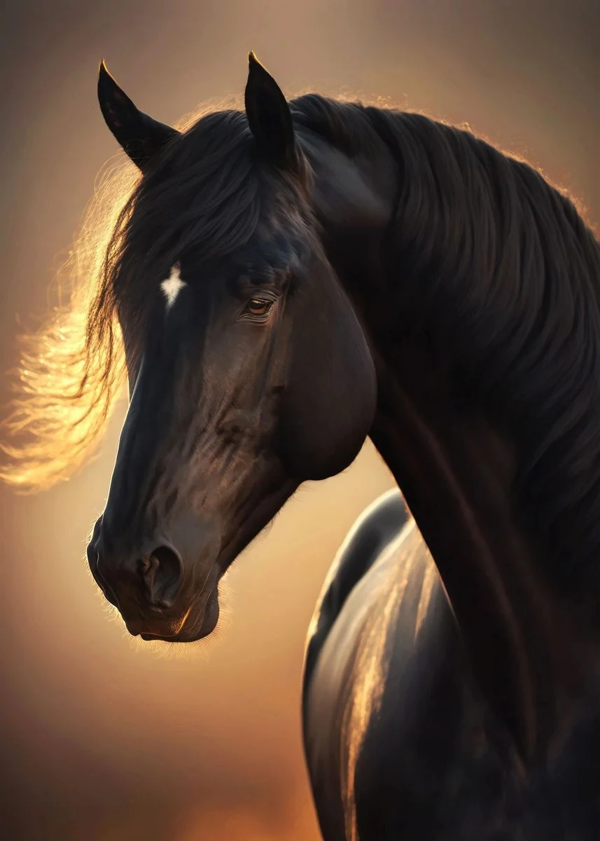Wild Horses Animal Canvas Painting Wall Art Posters Prints Picture - Picture 11 of 14