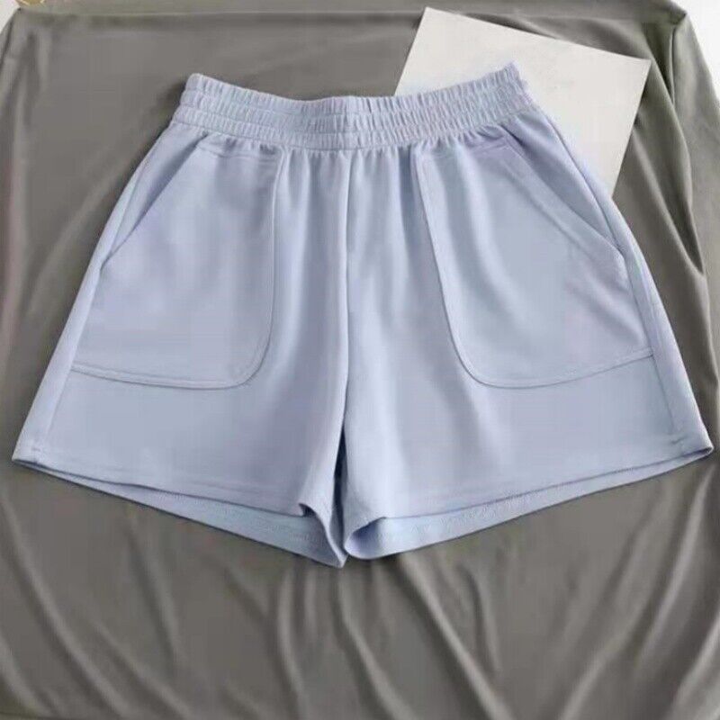 Women's Wide Leg Shorts High Waist Loose Casual Sport Loose Short Pants Summer - Picture 9 of 10