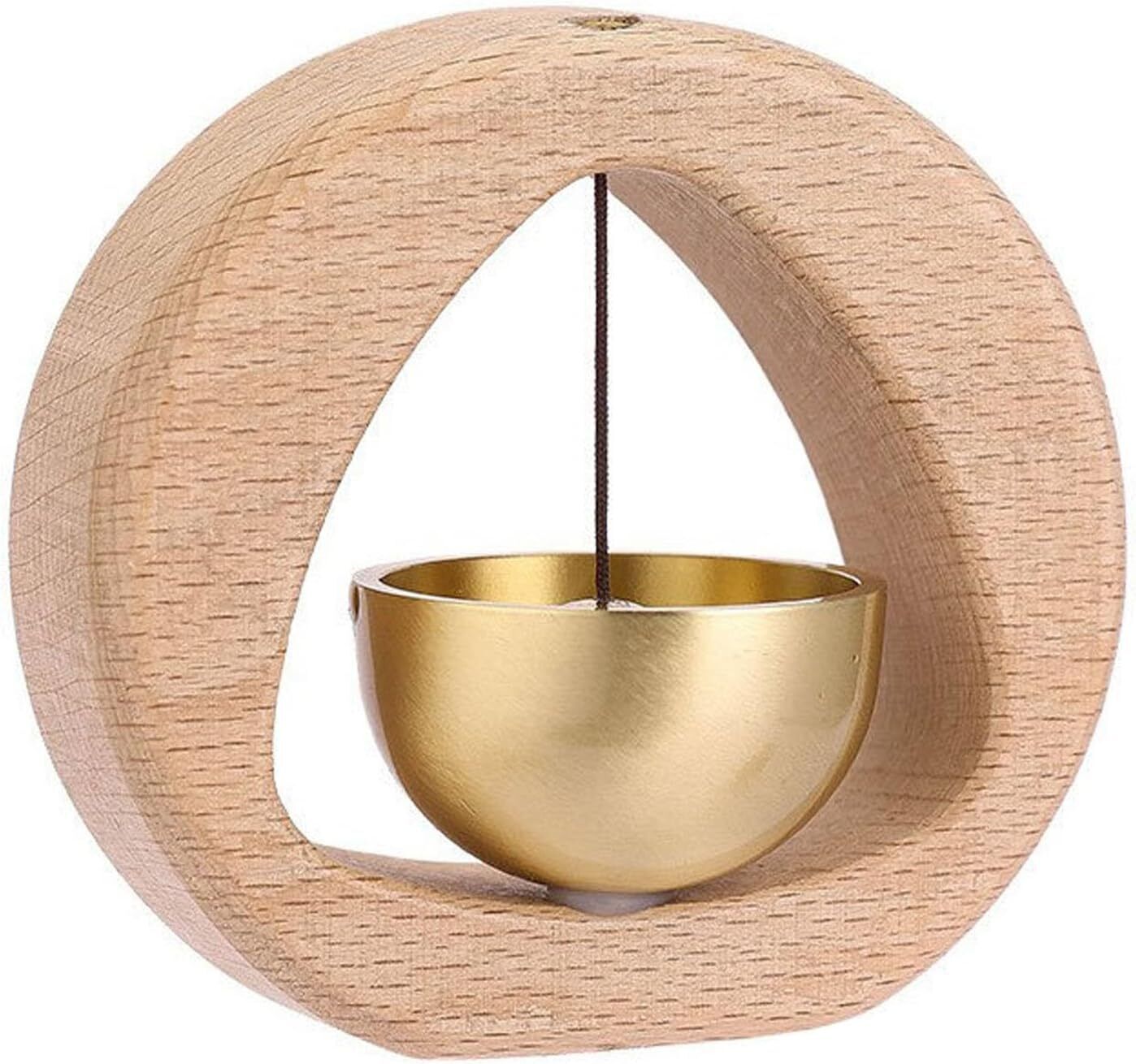 Dopamine Magnetic Doorbell, Door Chime for Shops, Walnut Wood & Brass Alert - Bild 17 von 41
