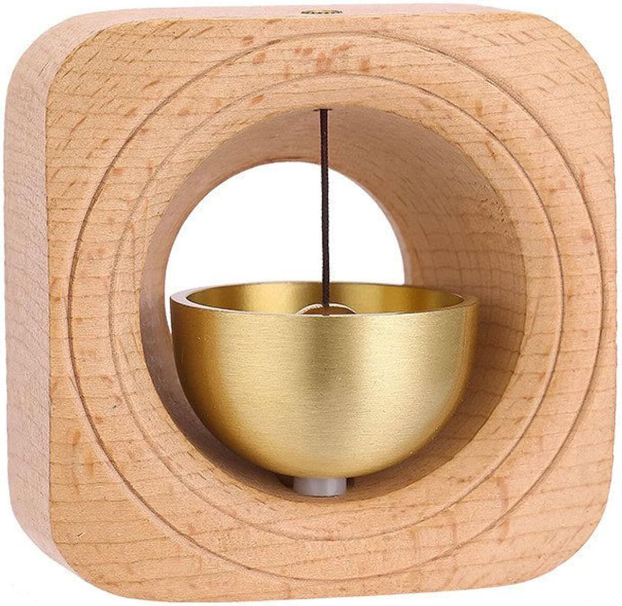 Dopamine Magnetic Doorbell, Door Chime for Shops, Walnut Wood & Brass Alert - Bild 34 von 41