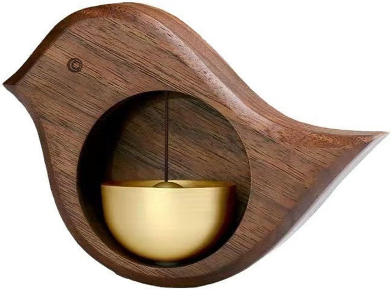 Dopamine Magnetic Doorbell, Door Chime for Shops, Walnut Wood & Brass Alert - Bild 39 von 41