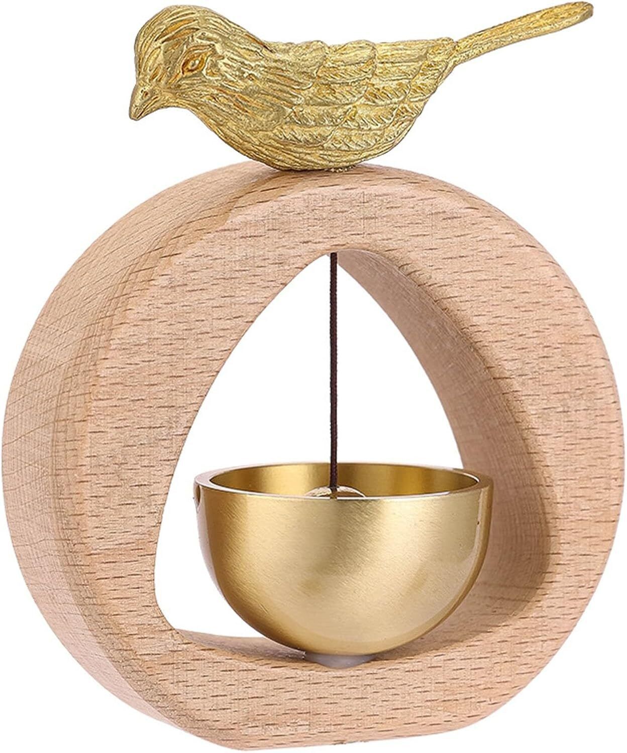 Dopamine Magnetic Doorbell, Door Chime for Shops, Walnut Wood & Brass Alert - Bild 41 von 41