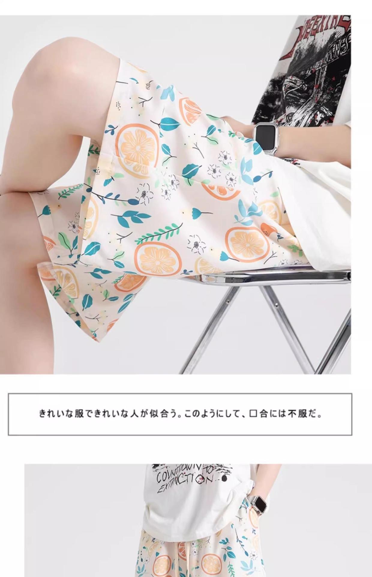 Coole Eis Seide Shorts für Herren im Sommer dünne und schnelltrocknende Strandhose trendy - Bild 12 von 16