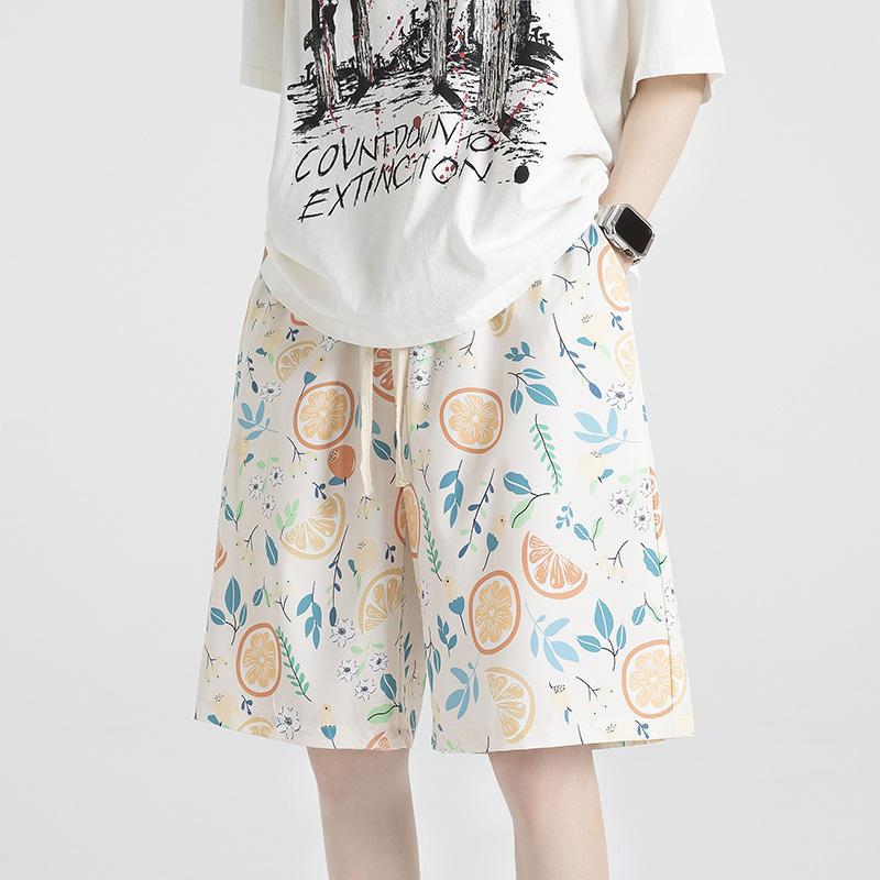 Coole Eis Seide Shorts für Herren im Sommer dünne und schnelltrocknende Strandhose trendy - Bild 11 von 16