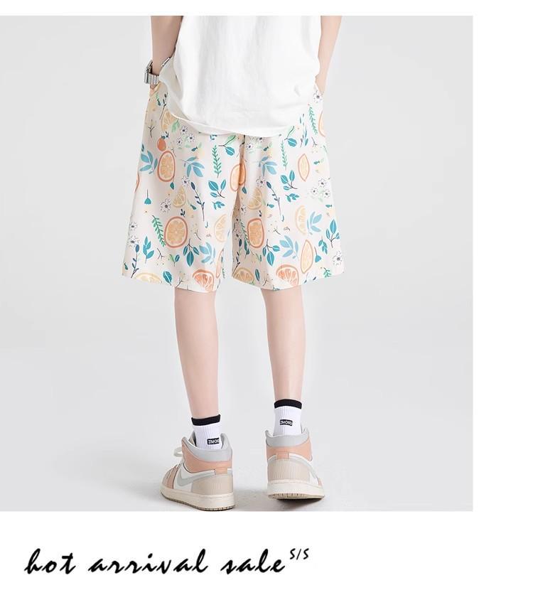 Coole Eis Seide Shorts für Herren im Sommer dünne und schnelltrocknende Strandhose trendy - Bild 13 von 16