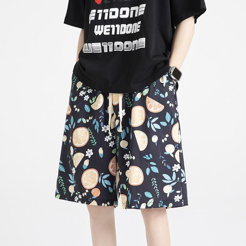 Coole Eis Seide Shorts für Herren im Sommer dünne und schnelltrocknende Strandhose trendy - Bild 14 von 16