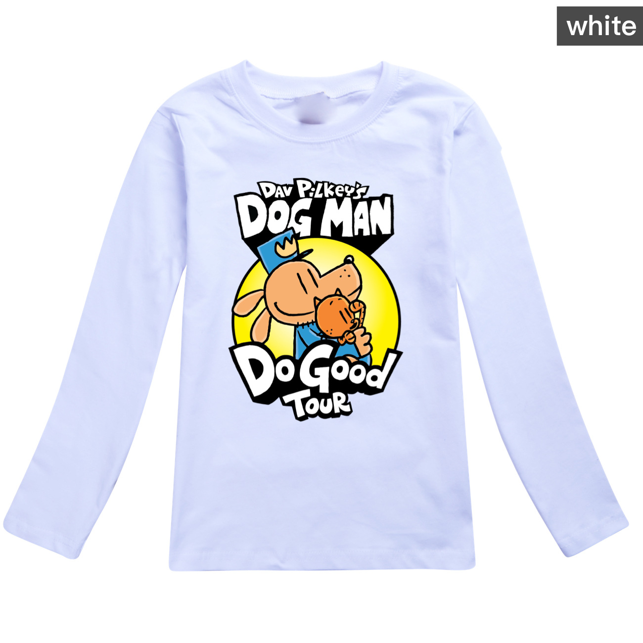 Boys Girls Dog Man Long Sleeve T-Shirt Kids Casual Cotton T Shirt Top 2-13 Years - Bild 28 von 40