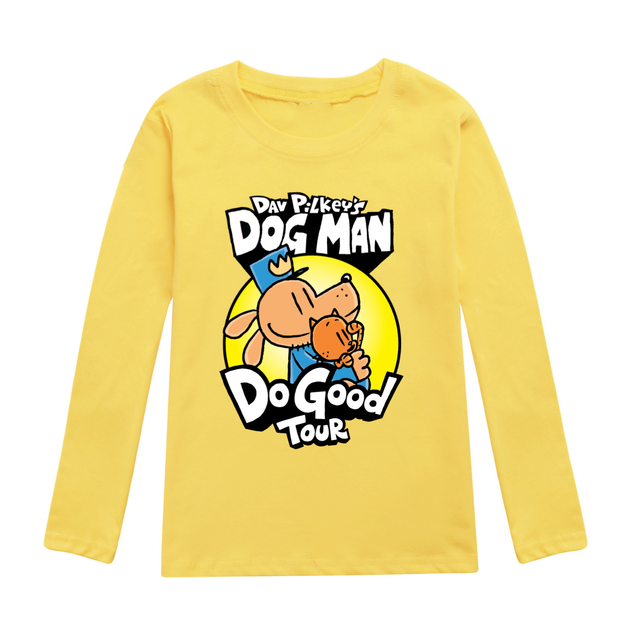 Boys Girls Dog Man Long Sleeve T-Shirt Kids Casual Cotton T Shirt Top 2-13 Years - Bild 29 von 40