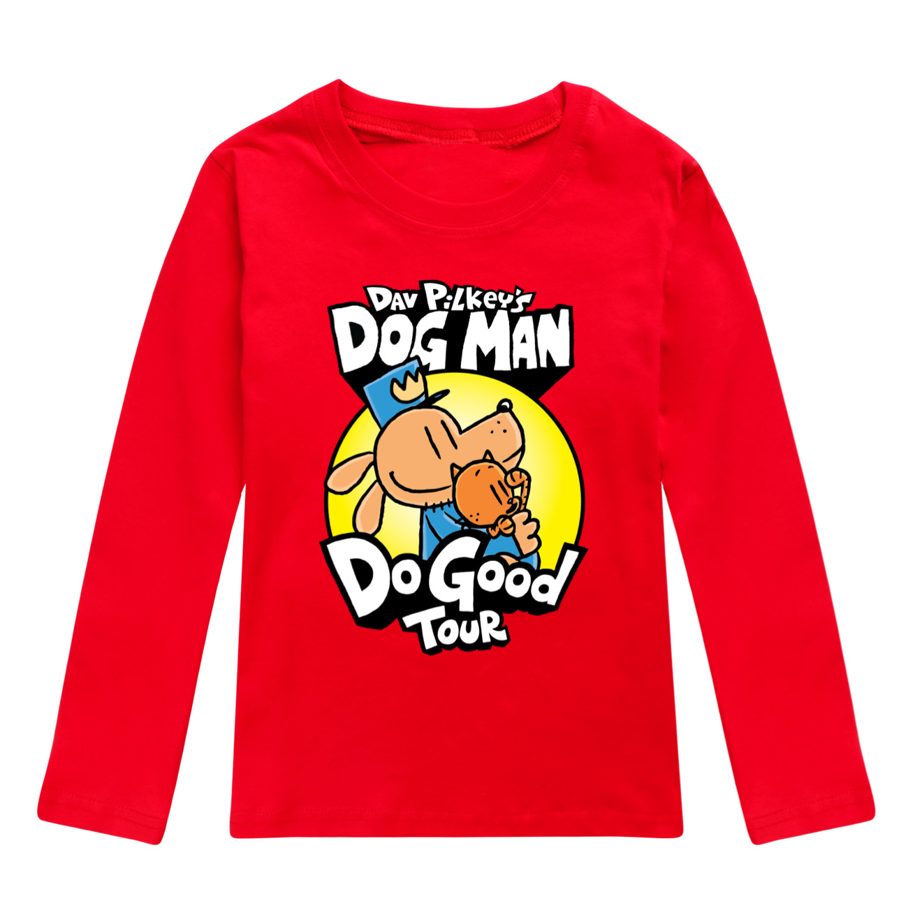 Boys Girls Dog Man Long Sleeve T-Shirt Kids Casual Cotton T Shirt Top 2-13 Years - Bild 30 von 40