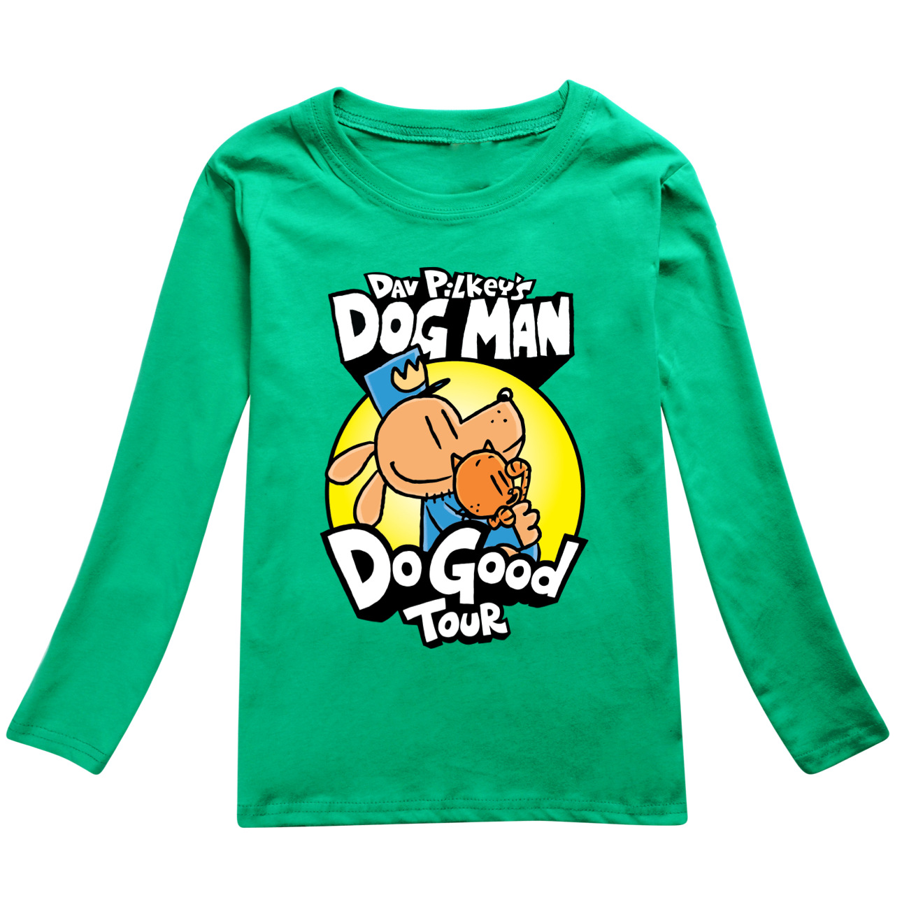 Boys Girls Dog Man Long Sleeve T-Shirt Kids Casual Cotton T Shirt Top 2-13 Years - Bild 33 von 40