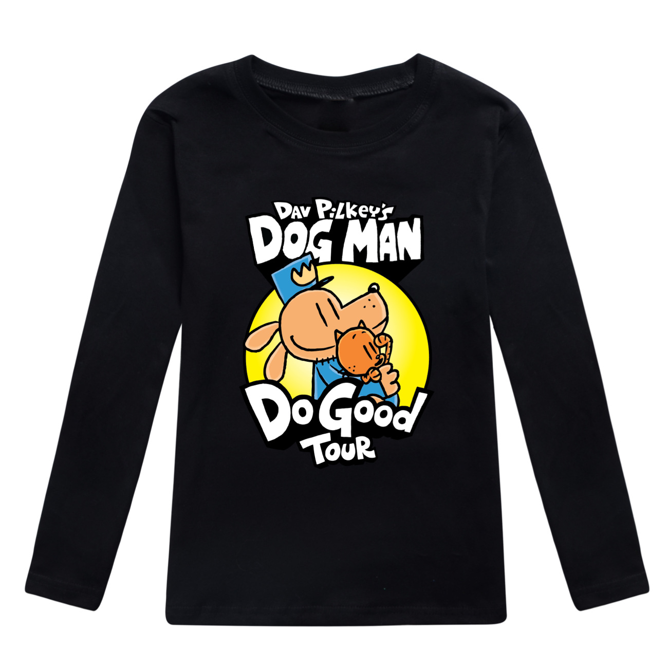 Boys Girls Dog Man Long Sleeve T-Shirt Kids Casual Cotton T Shirt Top 2-13 Years - Bild 34 von 40