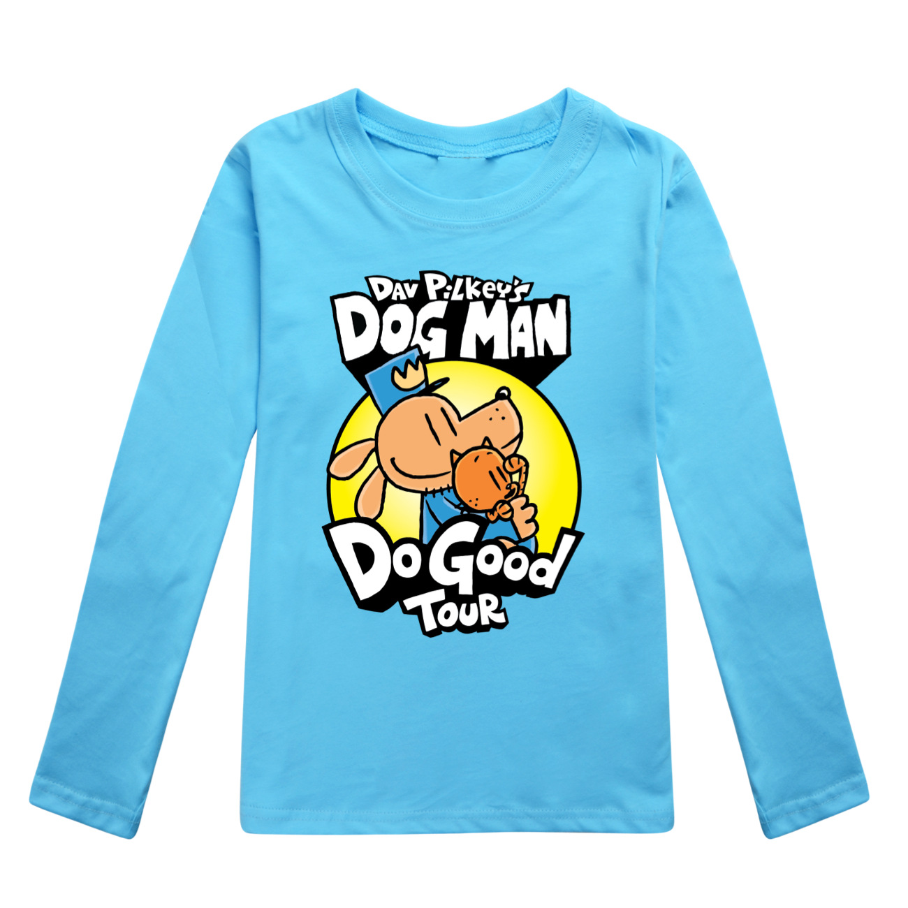 Boys Girls Dog Man Long Sleeve T-Shirt Kids Casual Cotton T Shirt Top 2-13 Years - Bild 35 von 40
