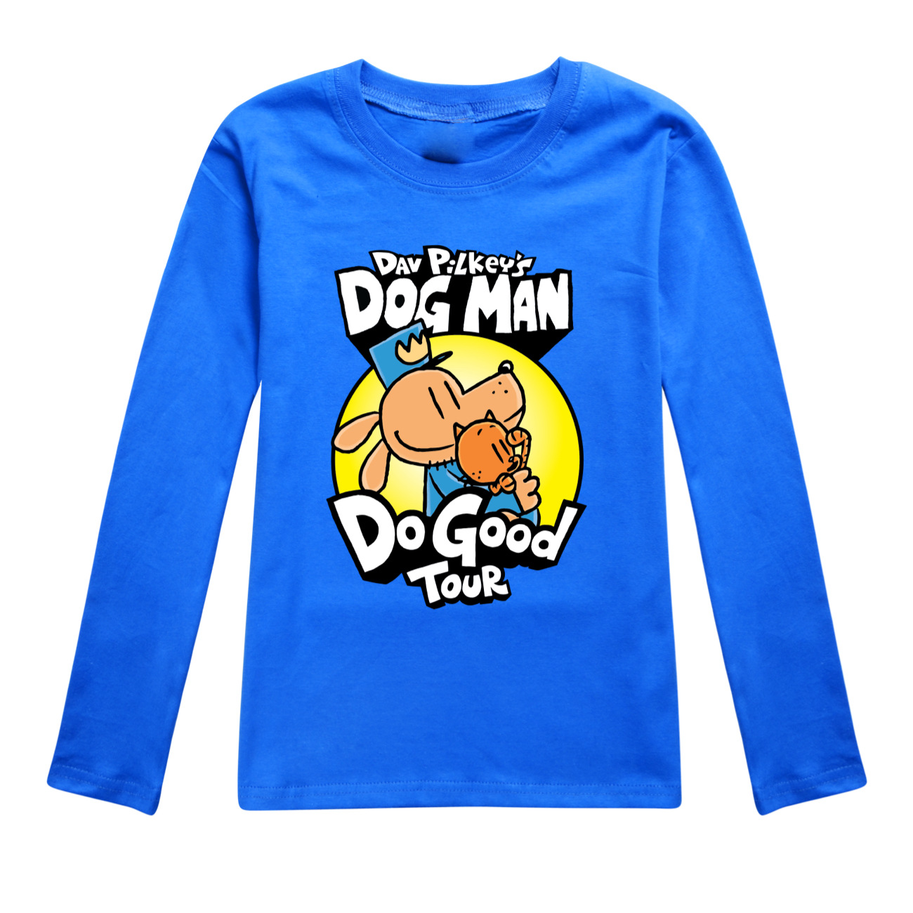 Boys Girls Dog Man Long Sleeve T-Shirt Kids Casual Cotton T Shirt Top 2-13 Years - Bild 36 von 40