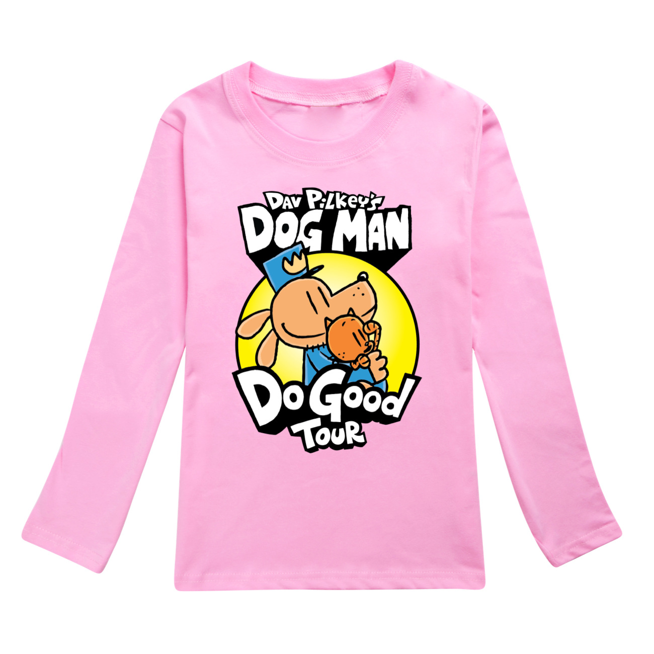 Boys Girls Dog Man Long Sleeve T-Shirt Kids Casual Cotton T Shirt Top 2-13 Years - Bild 37 von 40