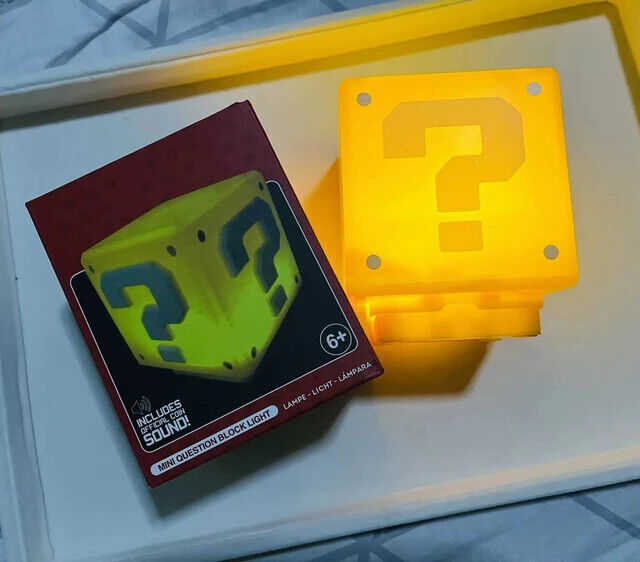 Super Mario Bros Lamp Super Star Light Led Music Night Light Sound USB Charging - Picture 15 of 15