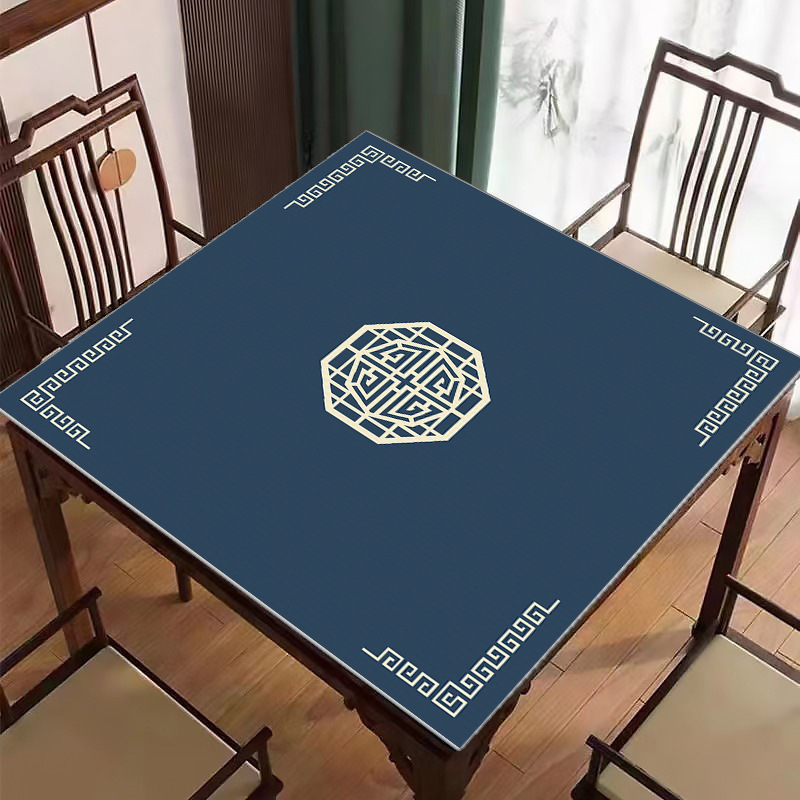 Neu Chinesische Mahjong Tischdecke Kristall Samt Pokertisch Matte Waschbar - Bild 26 von 36