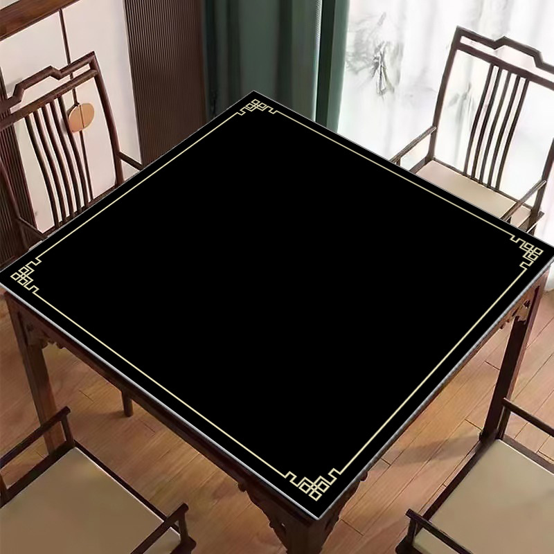 Neu Chinesische Mahjong Tischdecke Kristall Samt Pokertisch Matte Waschbar - Bild 30 von 36