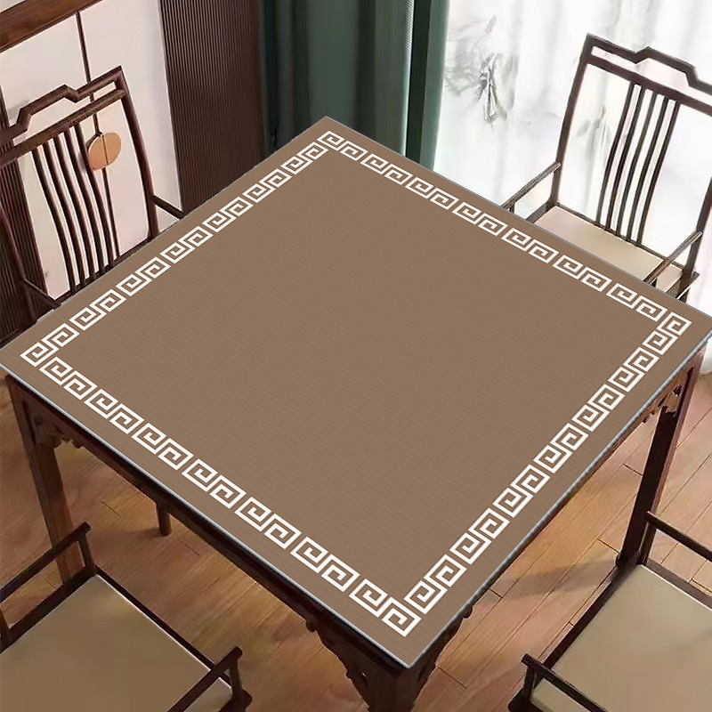 Neu Chinesische Mahjong Tischdecke Kristall Samt Pokertisch Matte Waschbar - Bild 32 von 36