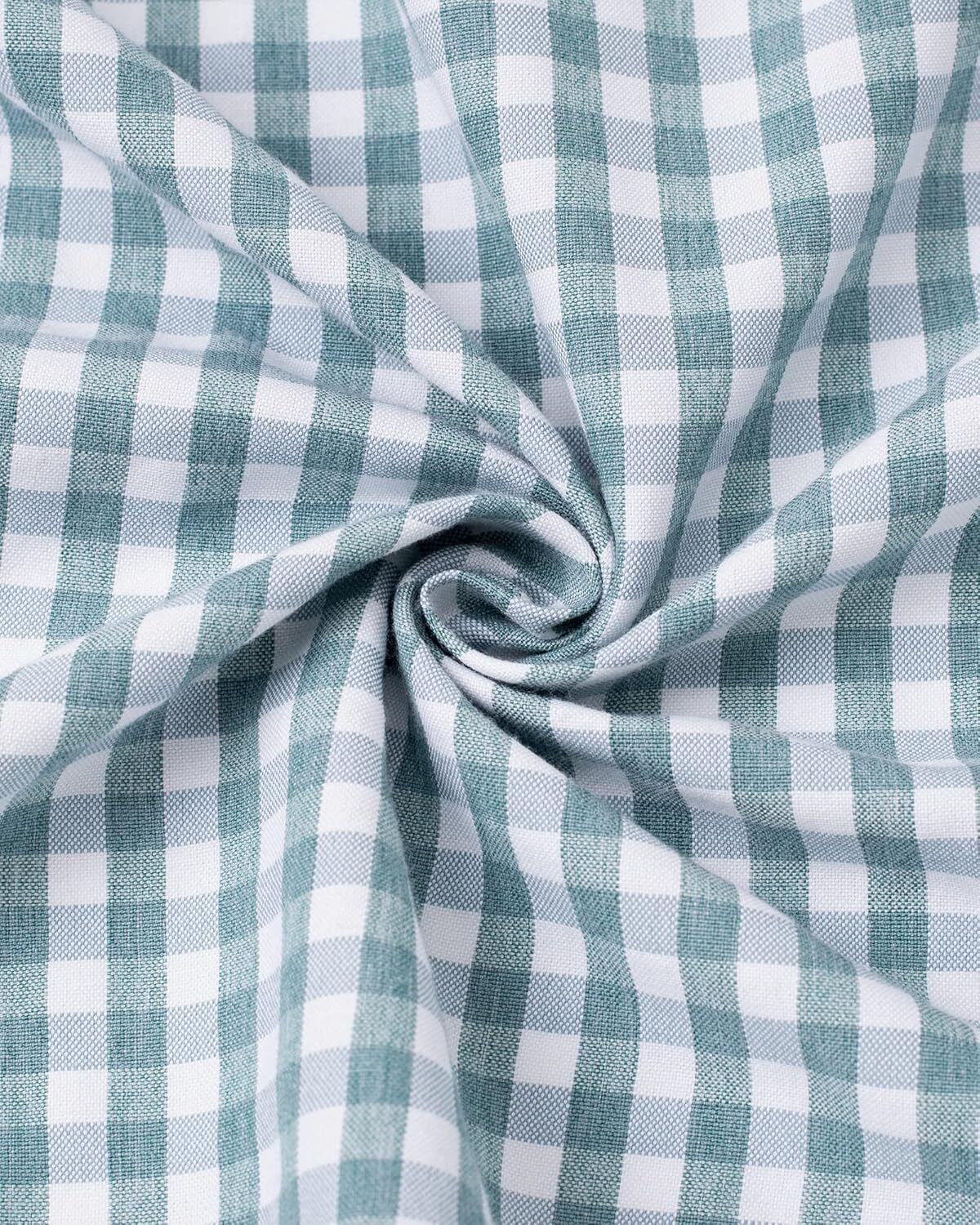 Men's Oxford Button-Down Long Sleeve Work Casual Shirt with Pocket - Picture 129 of 241