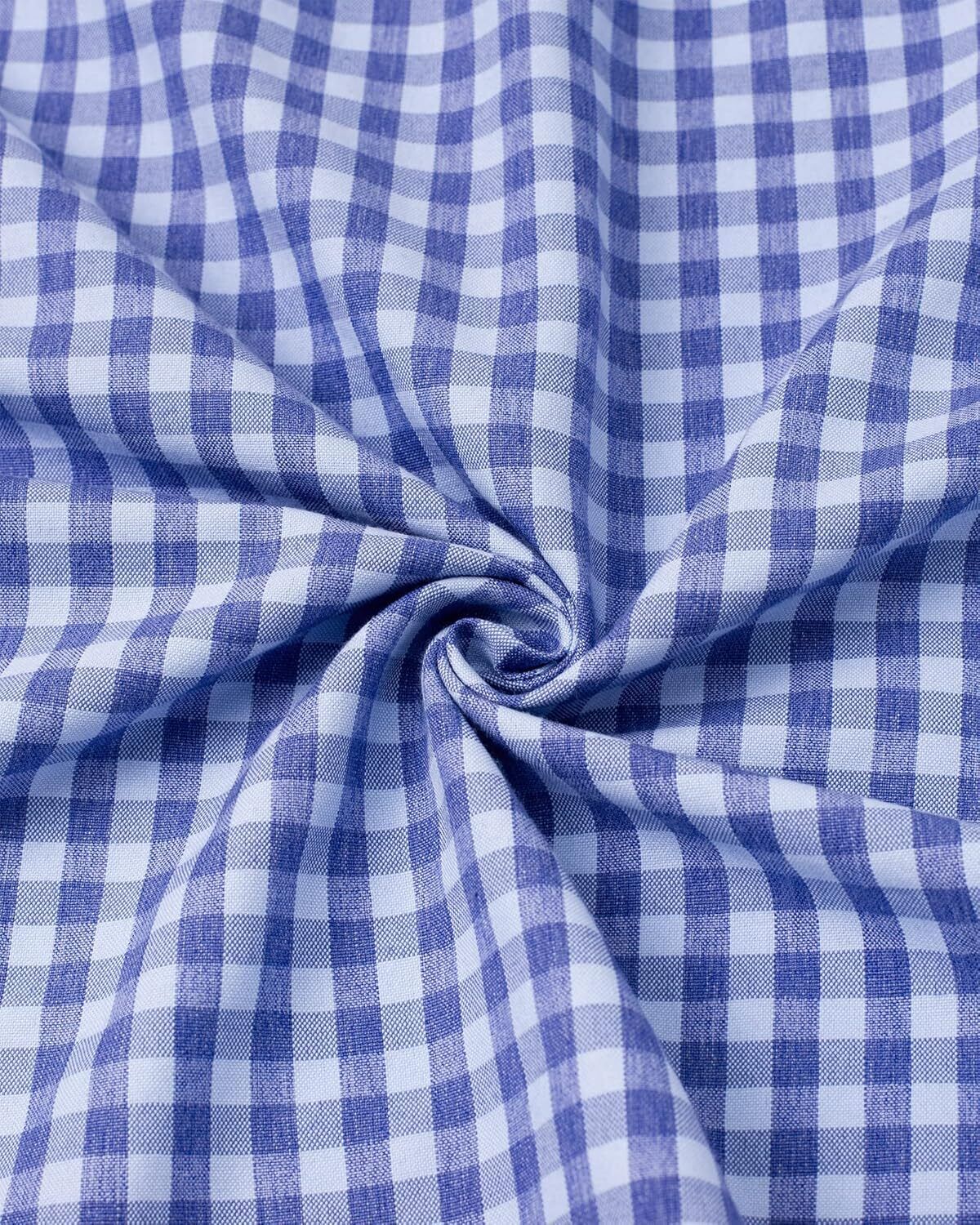 Men's Oxford Button-Down Long Sleeve Work Casual Shirt with Pocket - Picture 192 of 241