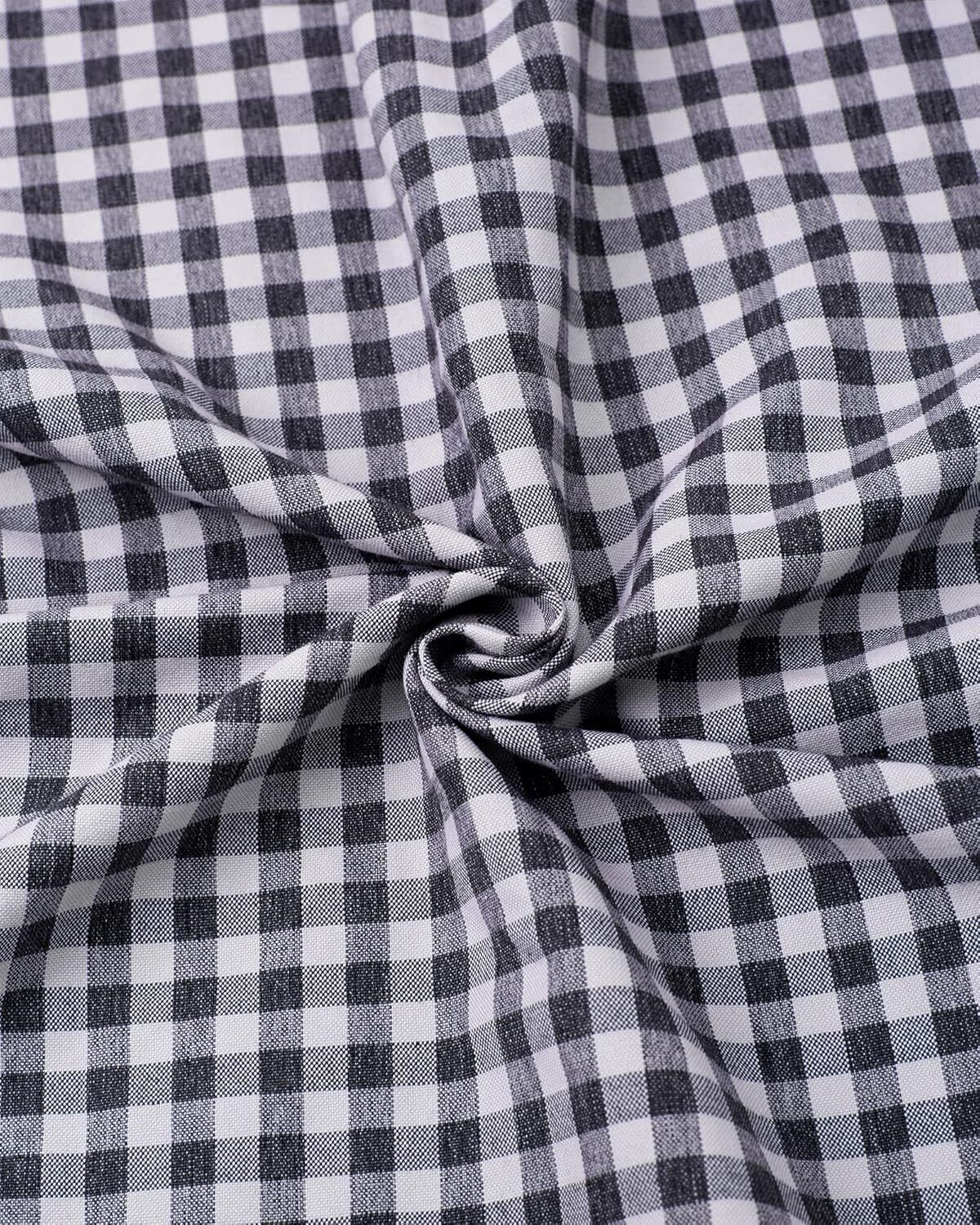 Men's Oxford Button-Down Long Sleeve Work Casual Shirt with Pocket - Picture 227 of 241