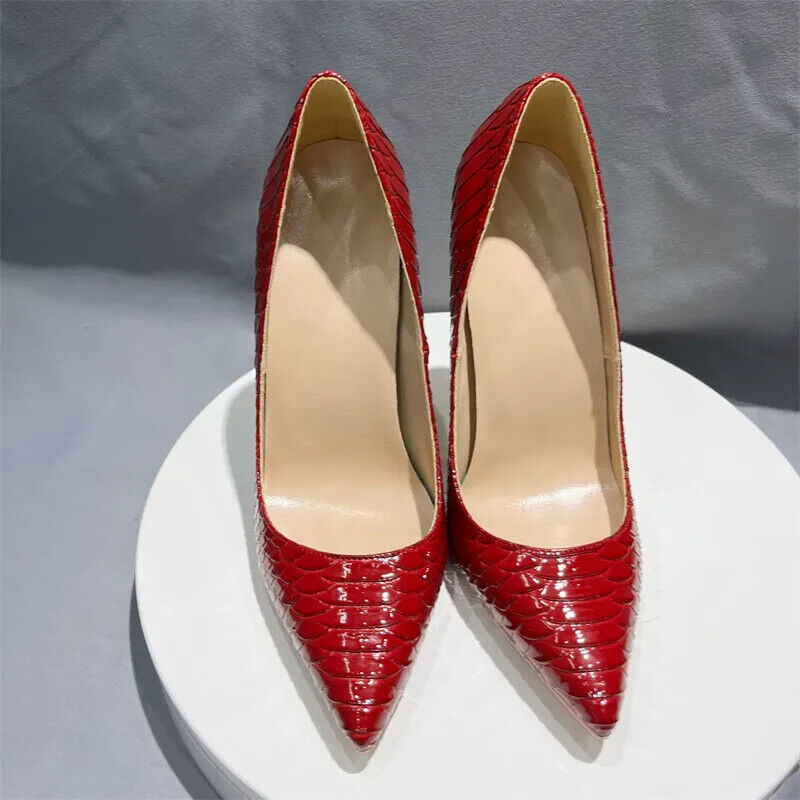 Women 12Cm Thin High Heels Pumps Fashion Sexy Pointed Toe Pumps Party Shoes - Picture 14 of 15