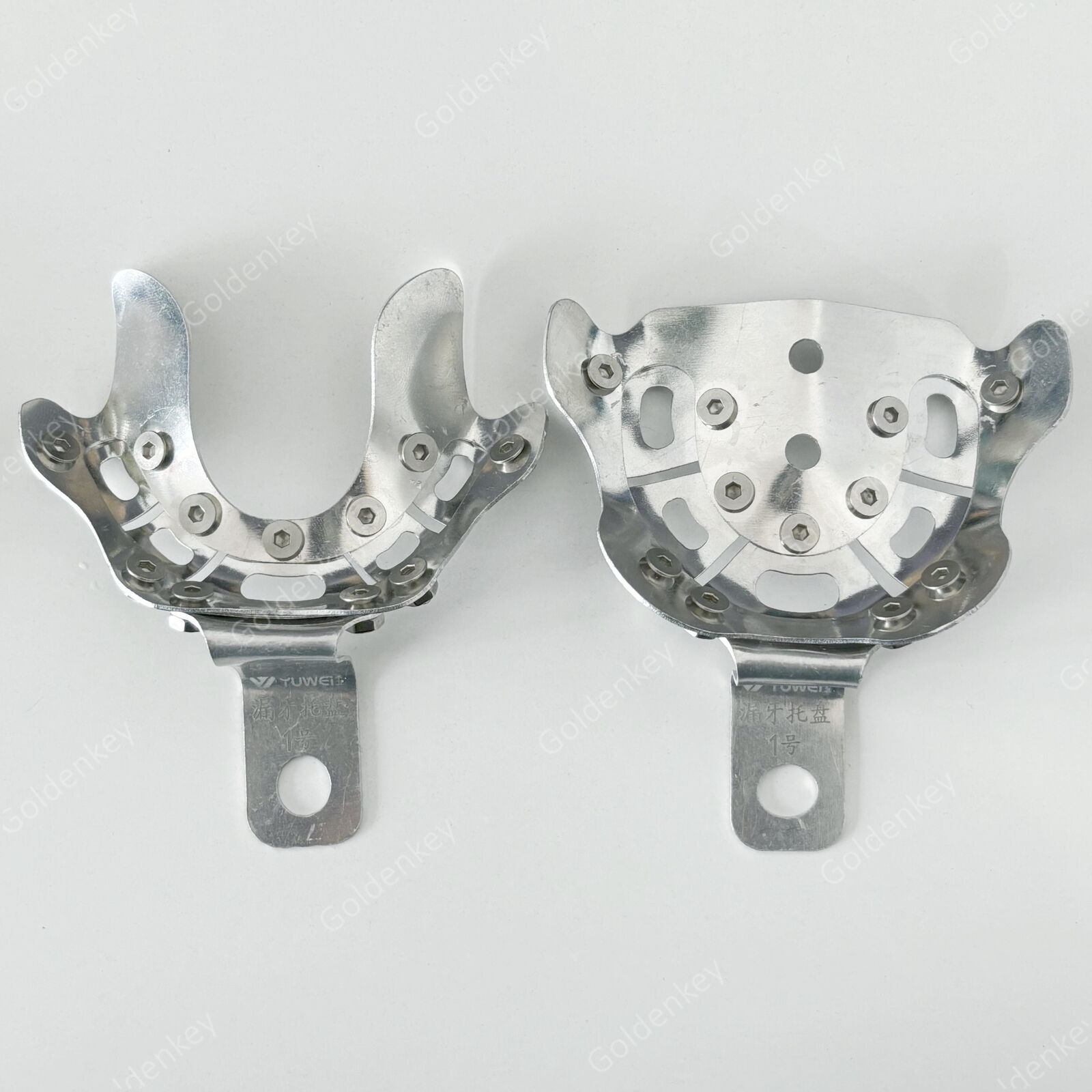 Dental Frame Cut Back Tray FCB For Partial Missing Teeth Soft Aluminum S/M/L - Bild 9 von 12