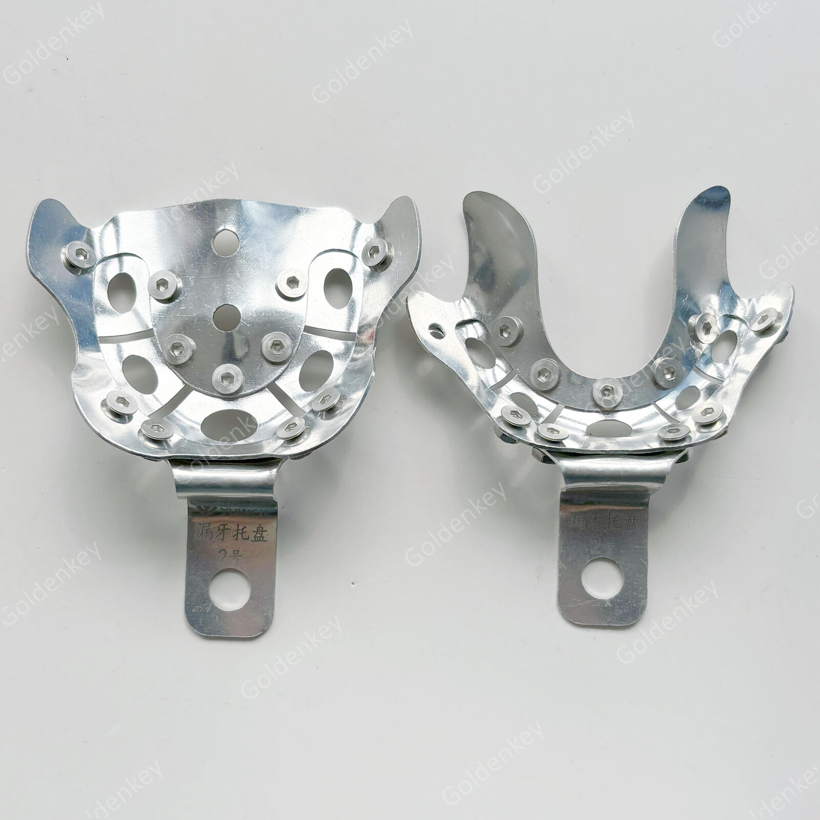 Dental Frame Cut Back Tray FCB For Partial Missing Teeth Soft Aluminum S/M/L - Bild 10 von 12