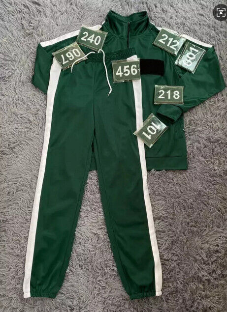 ⭐⭐Amscan Official Squid Game Player 456 Adults Fancy Dress Costume Cosplay Fancy - Picture 18 of 23