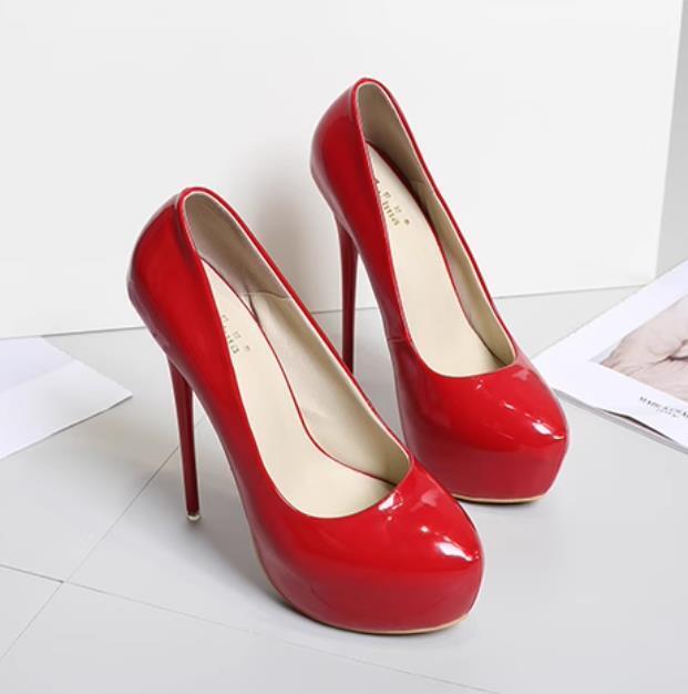 Womens Platform High Stilettos Heels Wedding Party Dress Pump Shoes Plus Size - Picture 17 of 18