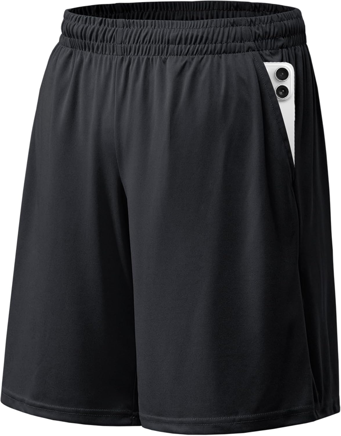Sportshorts für Herren mit Taschen und Gummibund schnelltrocknend Activewear - Bild 29 von 83