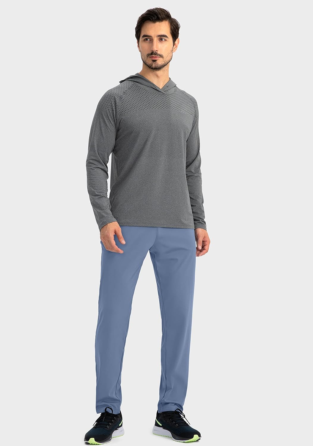 Herren Jogginghose mit Reißverschlusstaschen Tapered Joggers Sporthose für Training - Bild 49 von 133