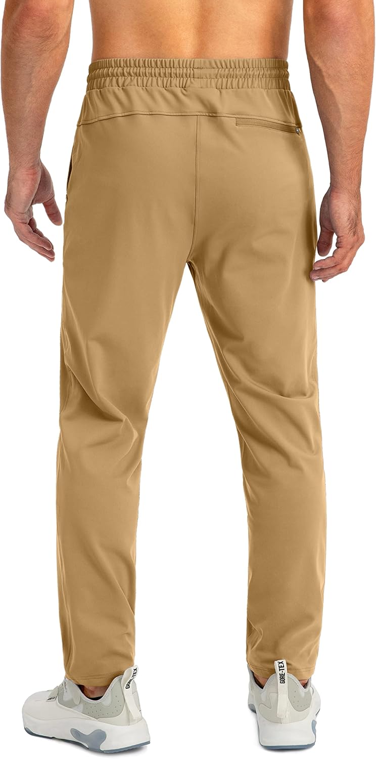 Herren Jogginghose mit Reißverschlusstaschen Tapered Joggers Sporthose für Training - Bild 64 von 133