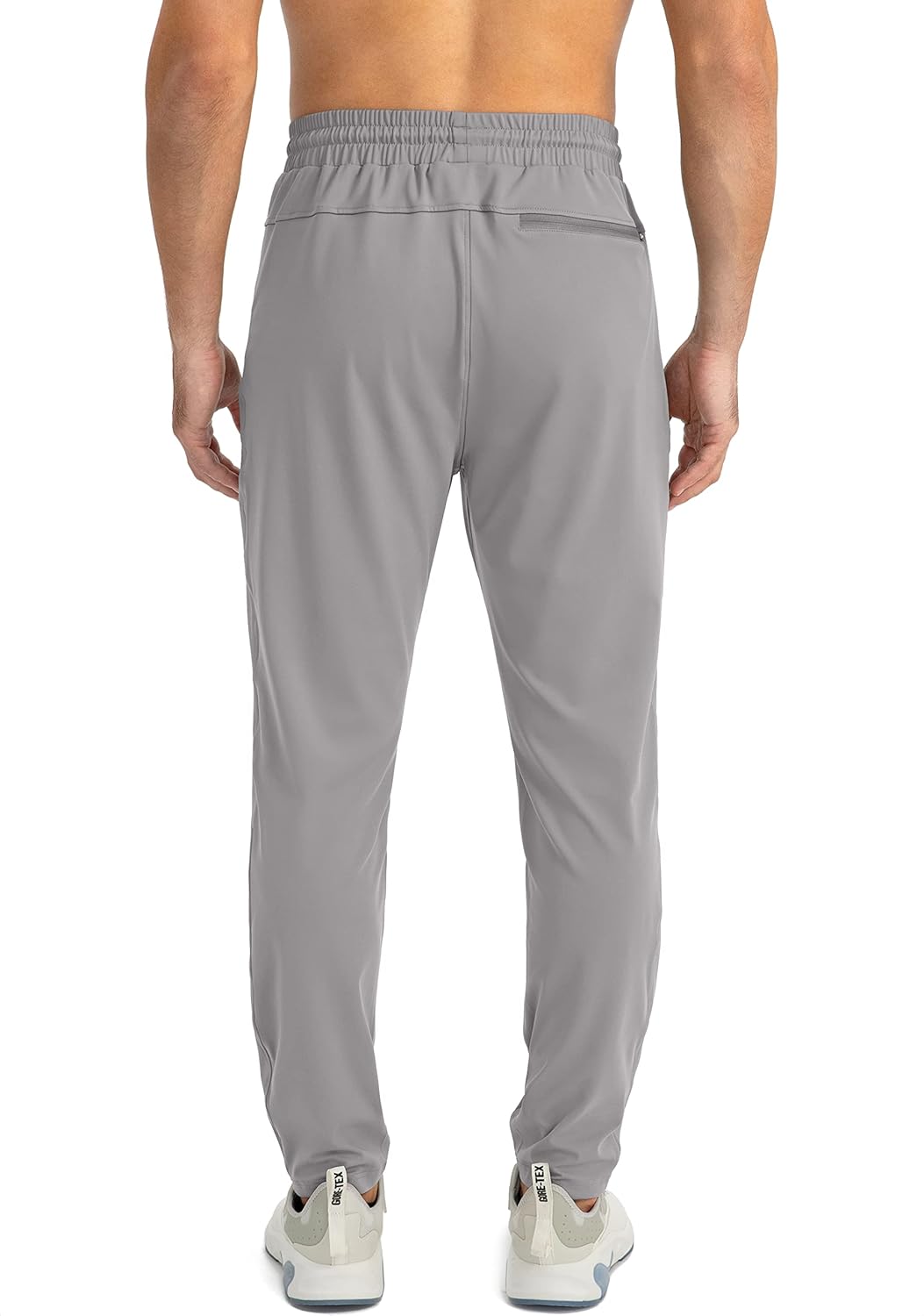 Herren Jogginghose mit Reißverschlusstaschen Tapered Joggers Sporthose für Training - Bild 82 von 133