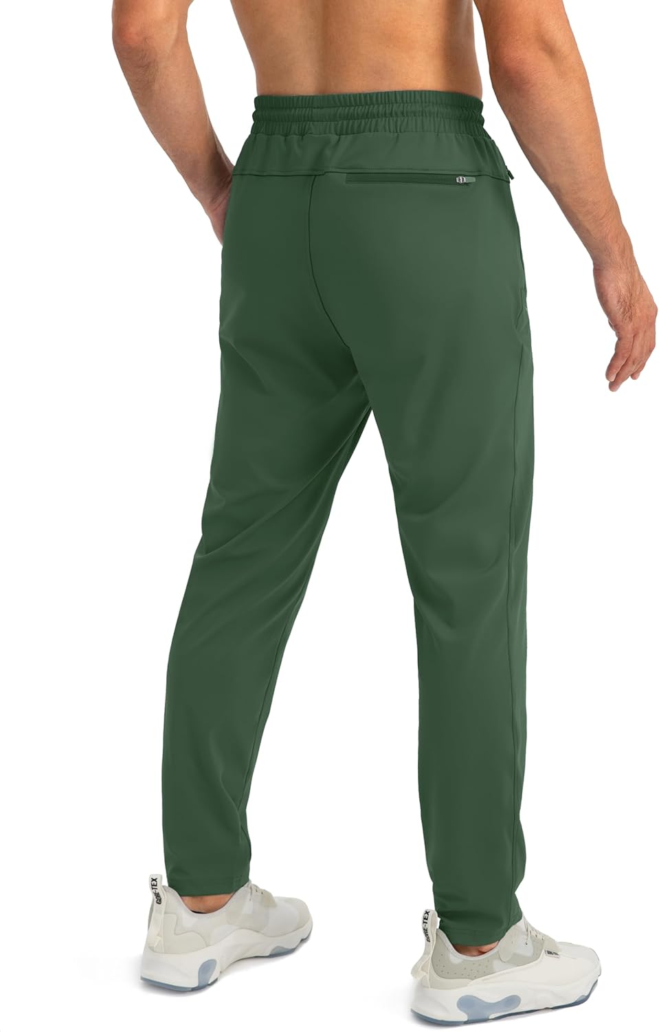 Herren Jogginghose mit Reißverschlusstaschen Tapered Joggers Sporthose für Training - Bild 88 von 133