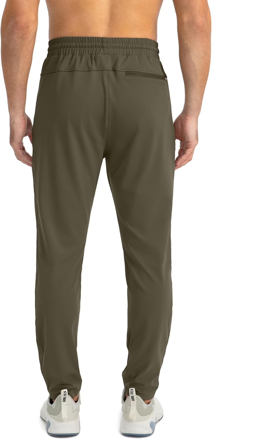 Herren Jogginghose mit Reißverschlusstaschen Tapered Joggers Sporthose für Training - Bild 100 von 133
